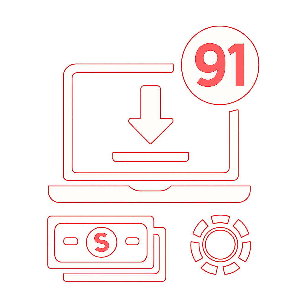 Illustration showcasing key steps in the 91 Club update process.