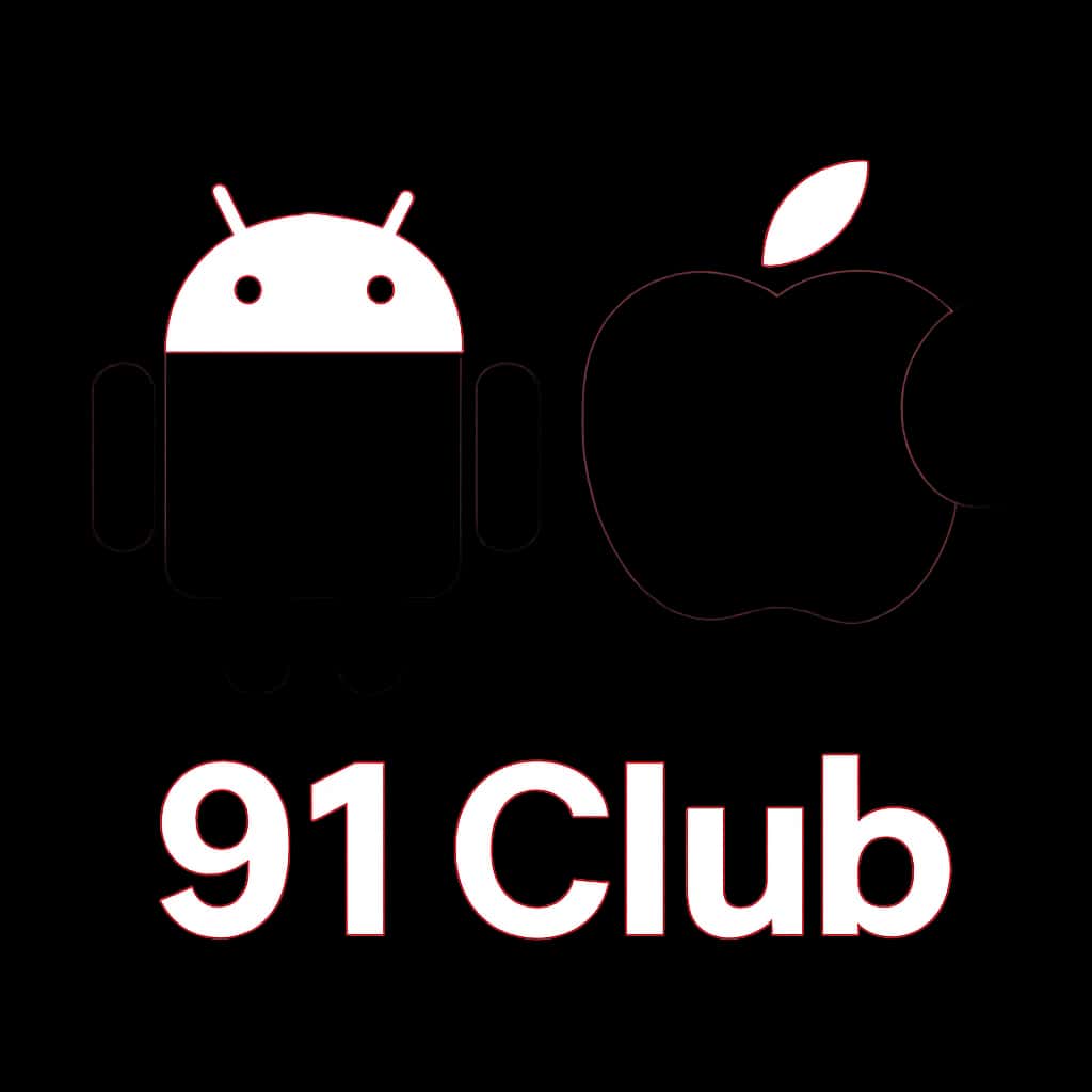 Icon representing the 91 Club application for Android and iOS.