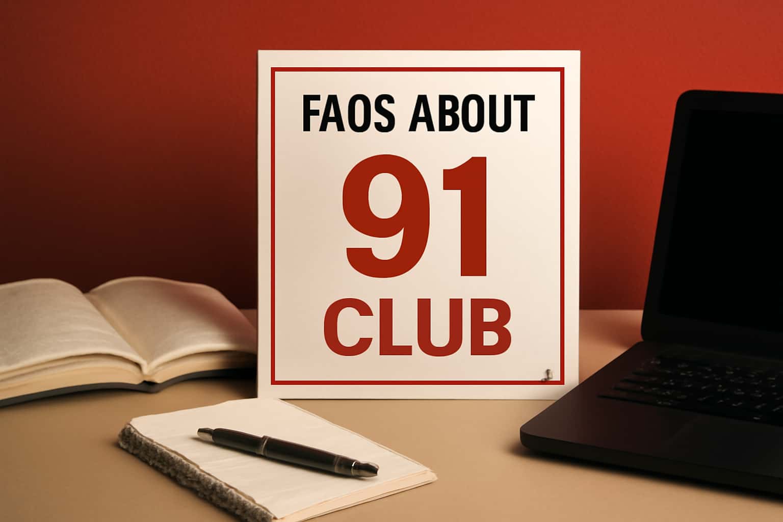 An informative visual representation of the FAQs concerning 91 Club.