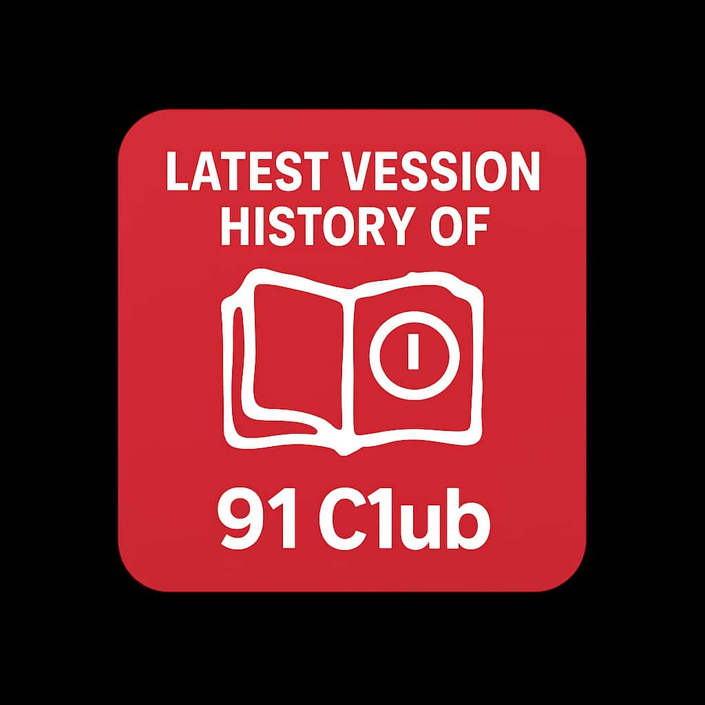 Icon representing the latest version history of the 91 Club app.
