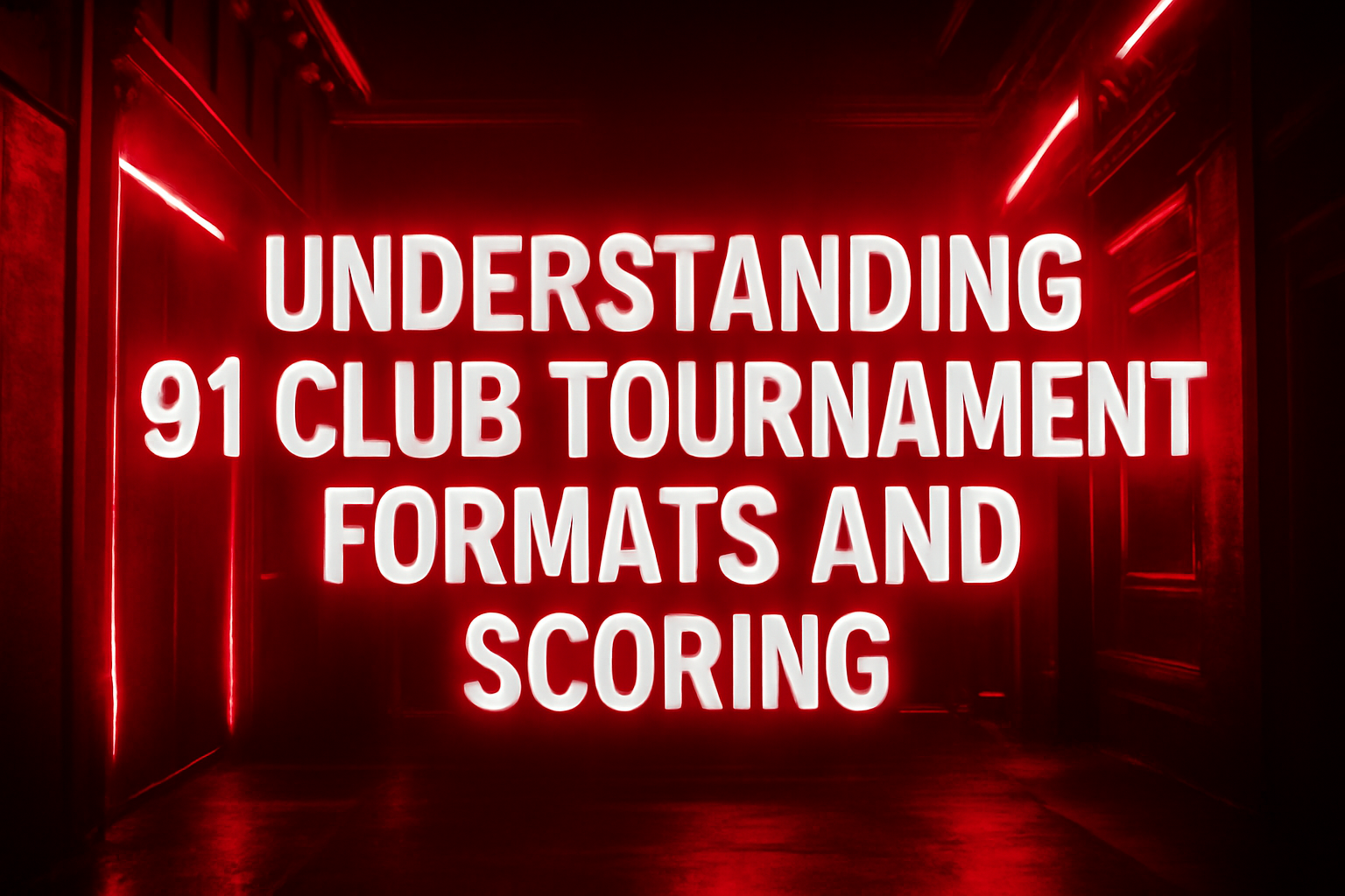 Informational scene showcasing usage tips for the 91 Club app.