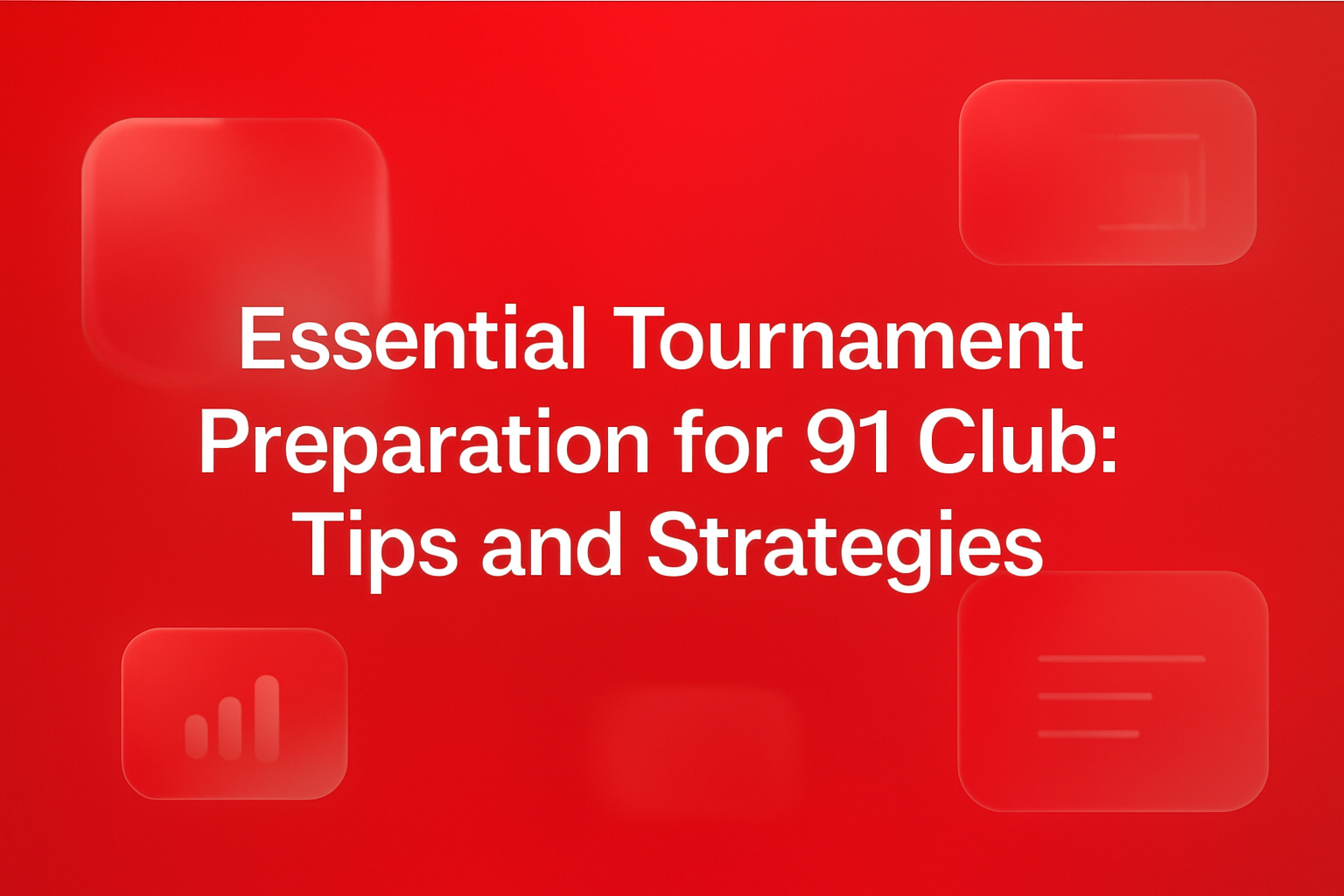 Visual representation of the Setup Guide for 91 Club.