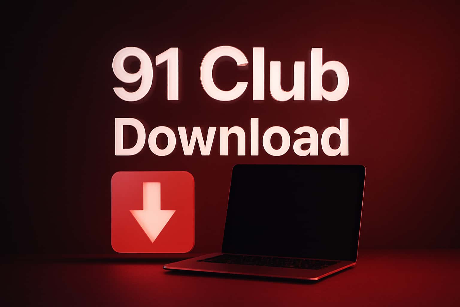 Visual representation of the 91 Club Download process.